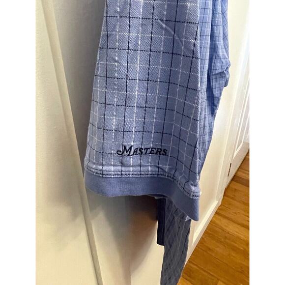 Masters Collection XLarge Polo Shirt 60s Two Ply Mercerized Mens Checkered - Picture 4 of 5